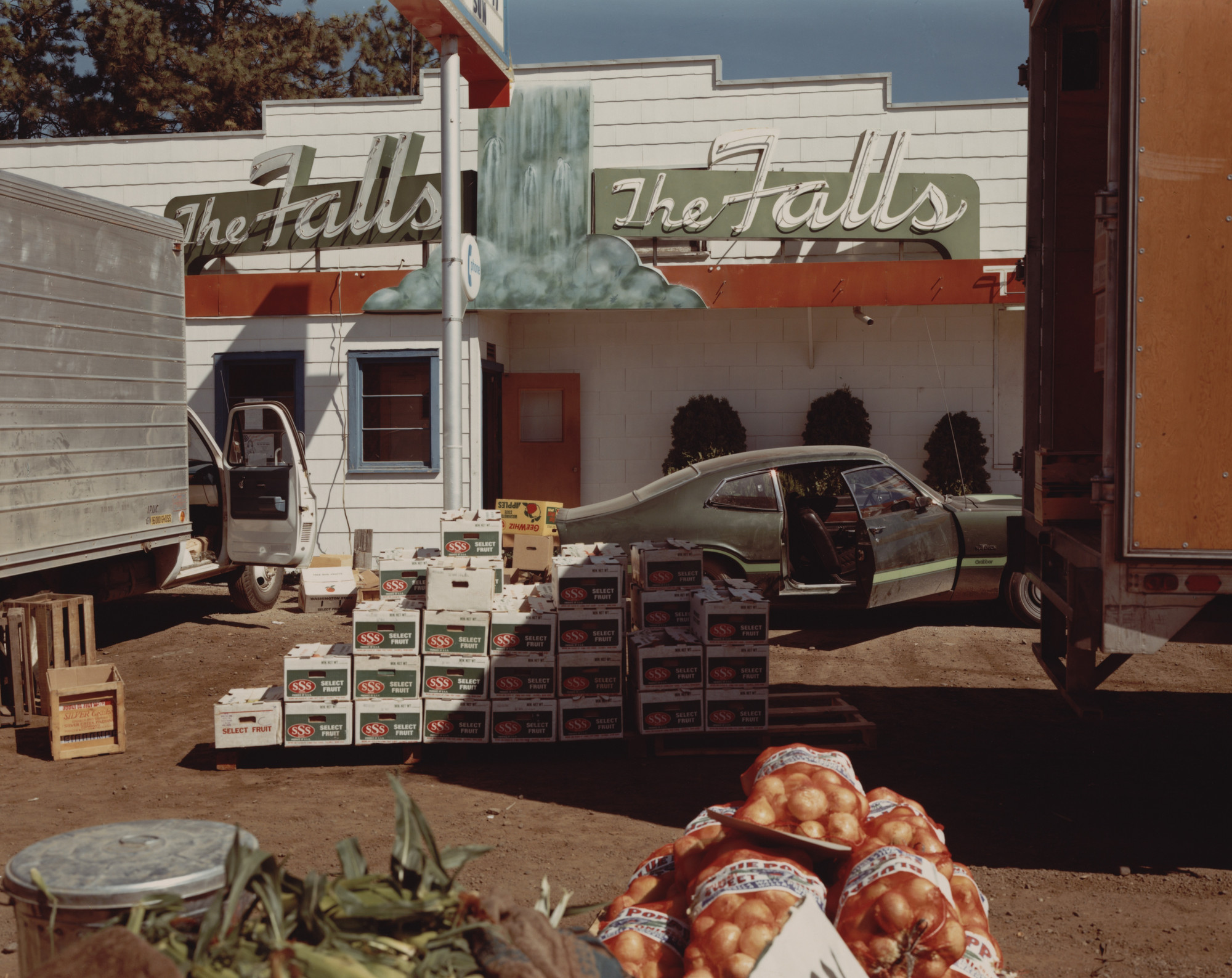 Stephen Shore. U.S. 10, Post Falls, Idaho, August 25, 1974