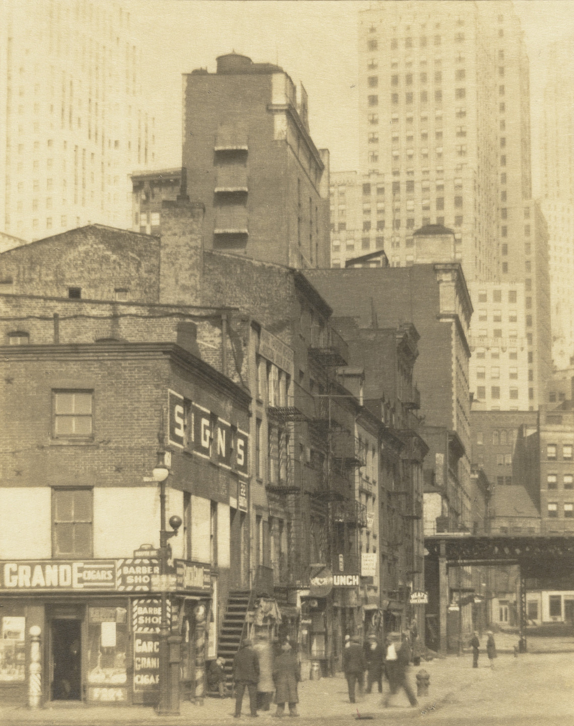 Clara E. Sipprell. New York City, Old and New. c. 1920