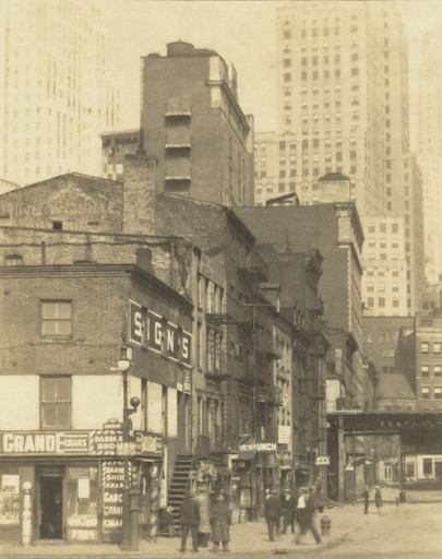 Clara E. Sipprell. New York City, Old and New. c. 1920