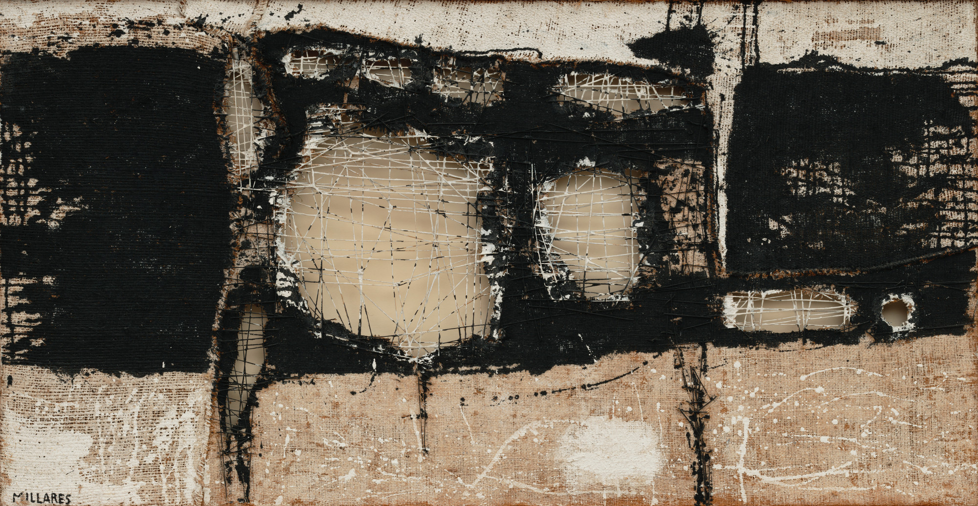 Manolo Millares. Composition 9. 1957 | MoMA
