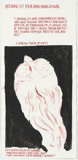 Raymond Pettibon. No Title (Houdini let your...). 1990