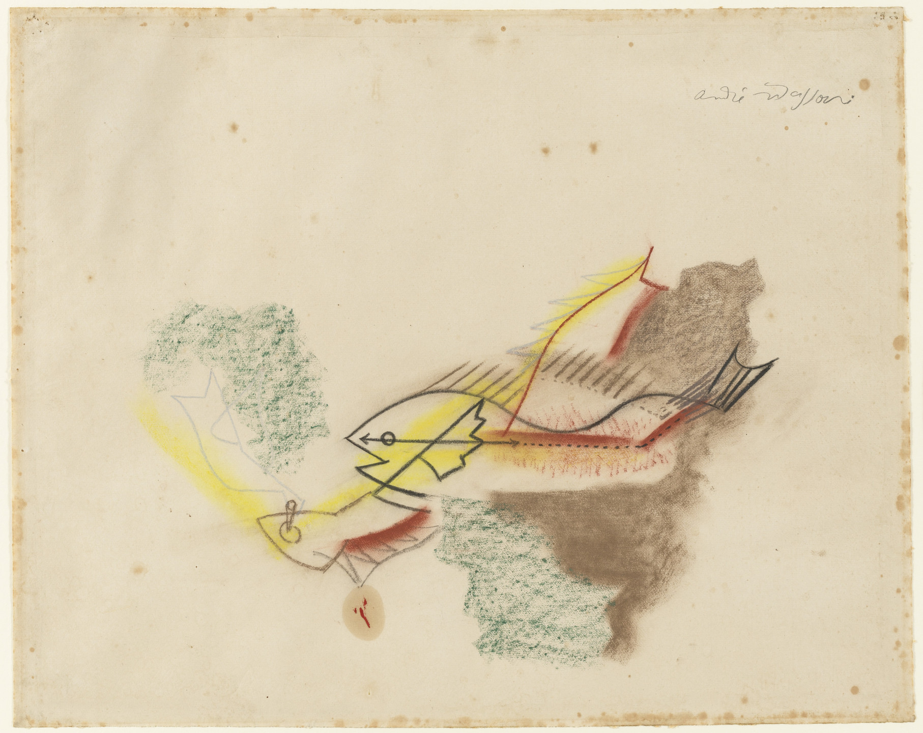 André Masson. Battle of the Fishes. (1927)