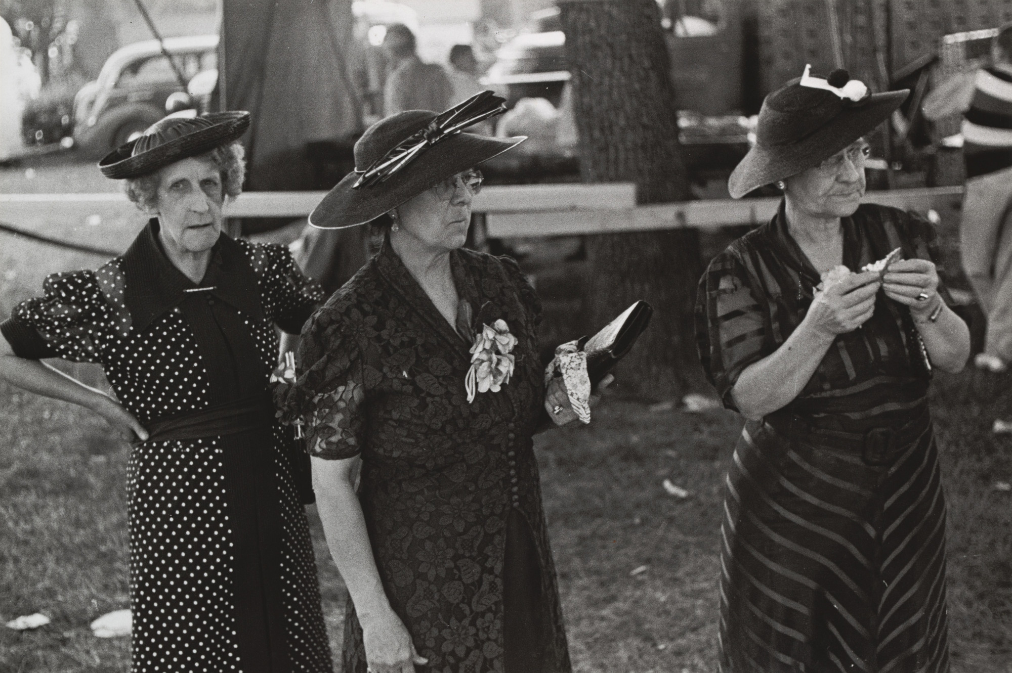 Ben Shahn. Women at Fourth of July Carnival and Fish Fry, Ashville, Ohio. 1938