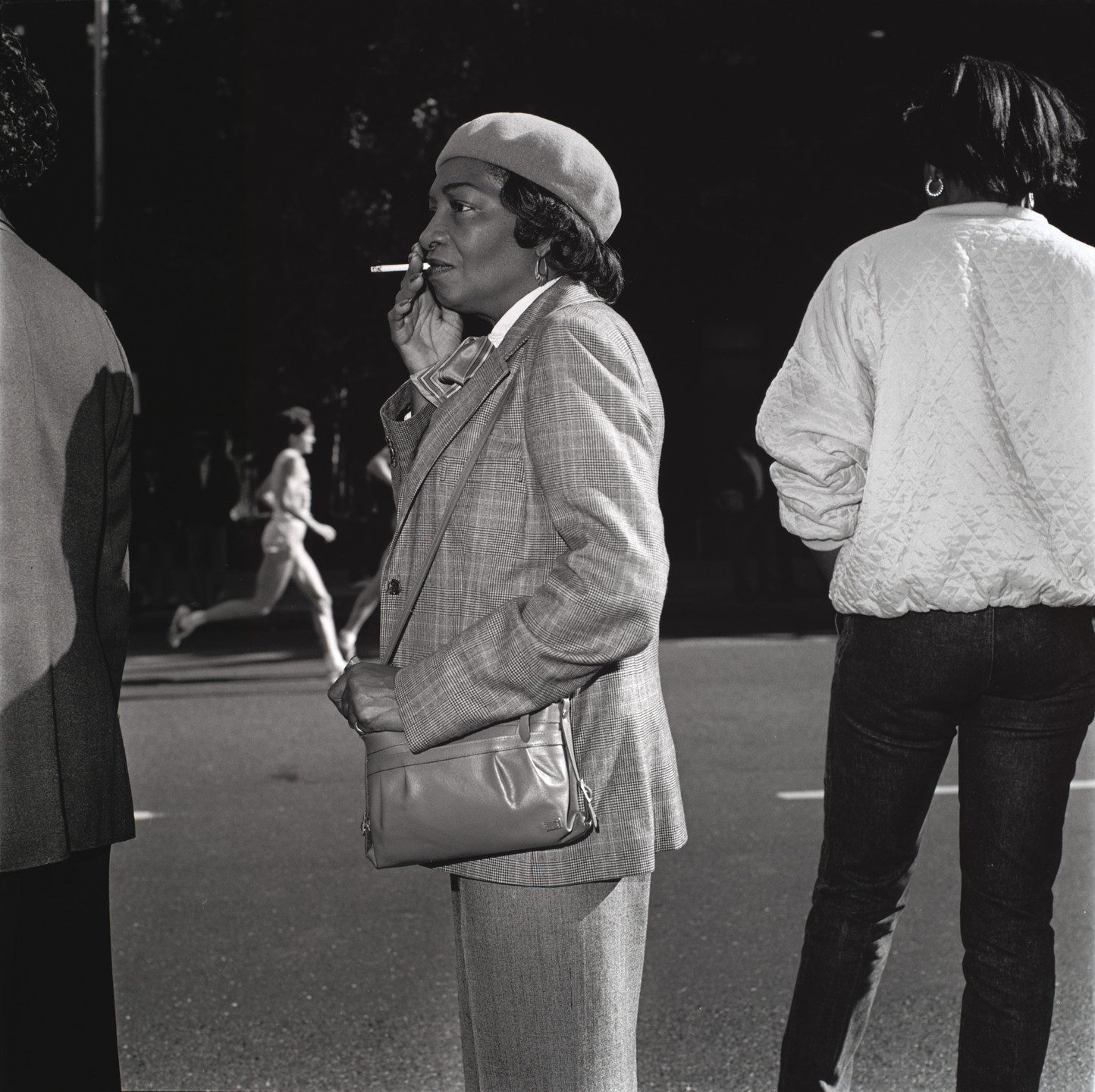 Jeffrey Scales. Woman Smoking, Fifth Avenue. 1985