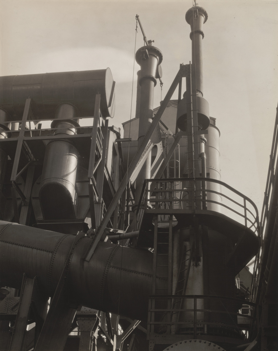 Charles Sheeler. Bleeder Stacks, Ford Plant, Detroit. 1927