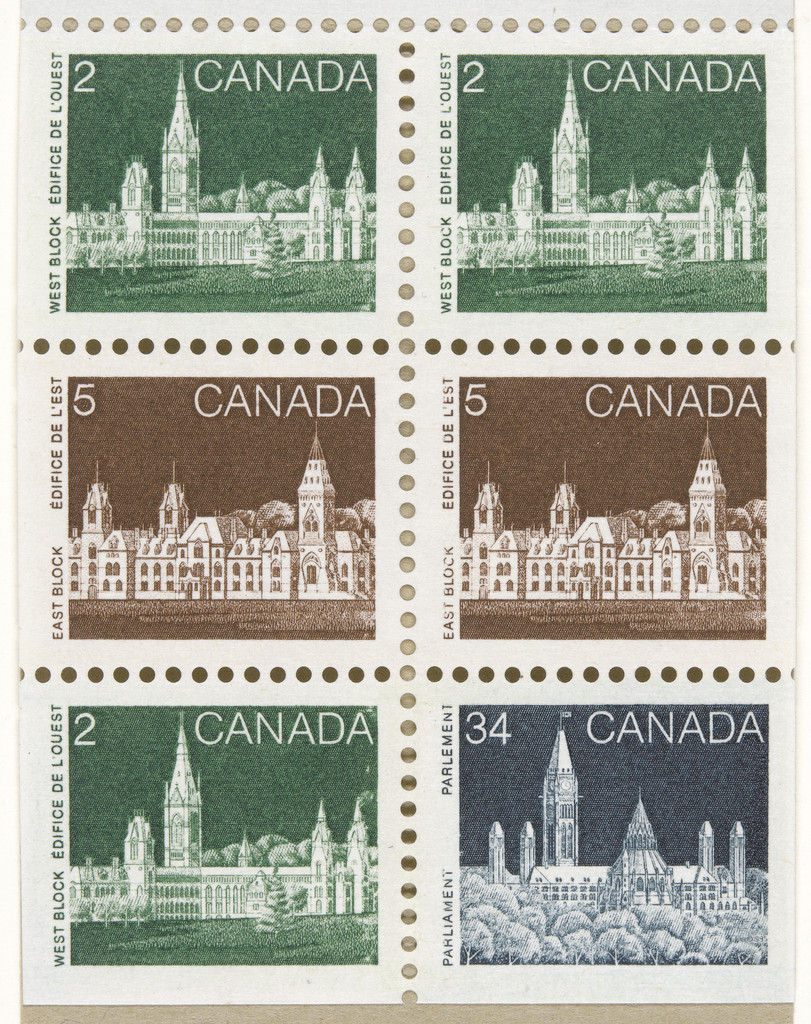 Parliament Buildings Stamp Booklet