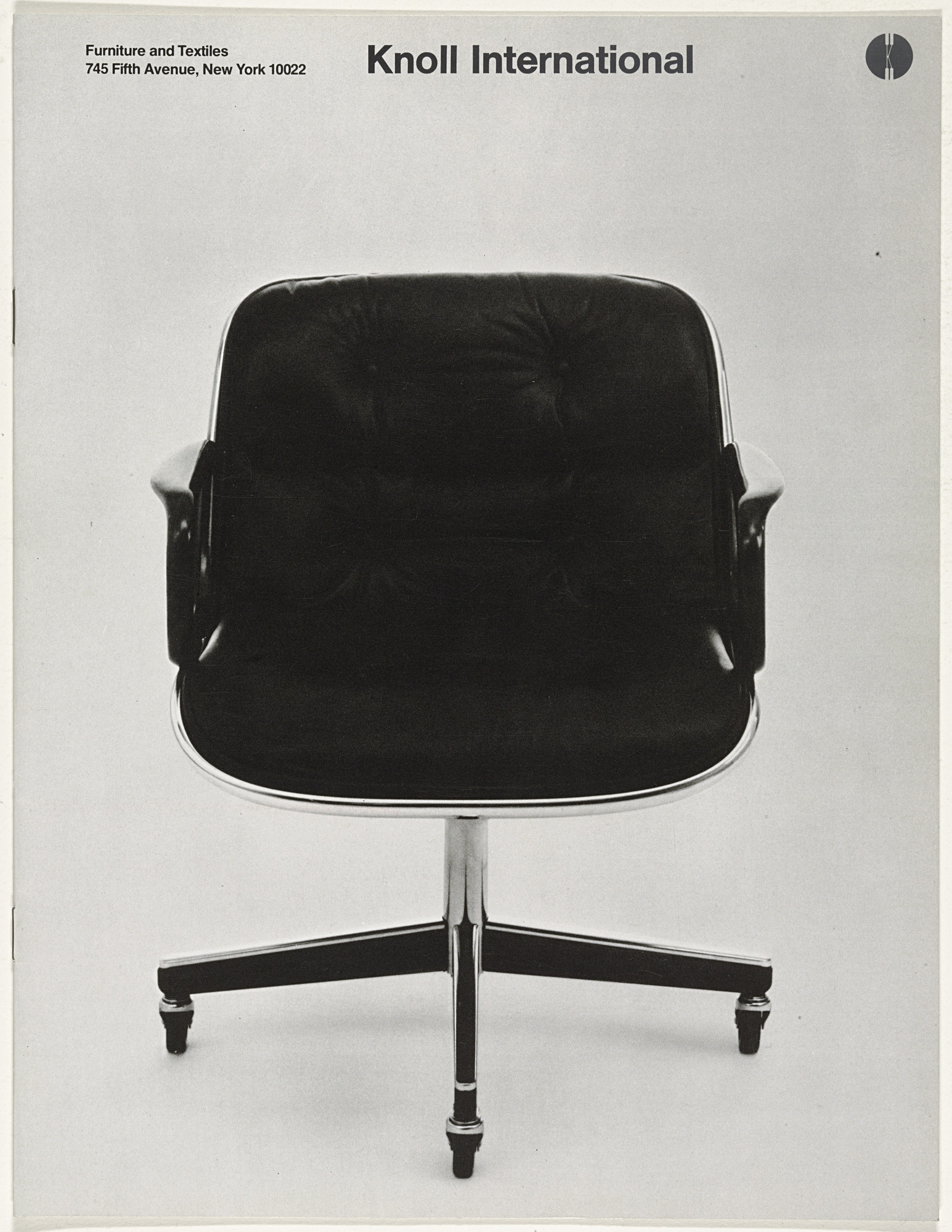 Massimo Vignelli, Lella Vignelli. Knoll International Graphic Program: Furniture and Textiles