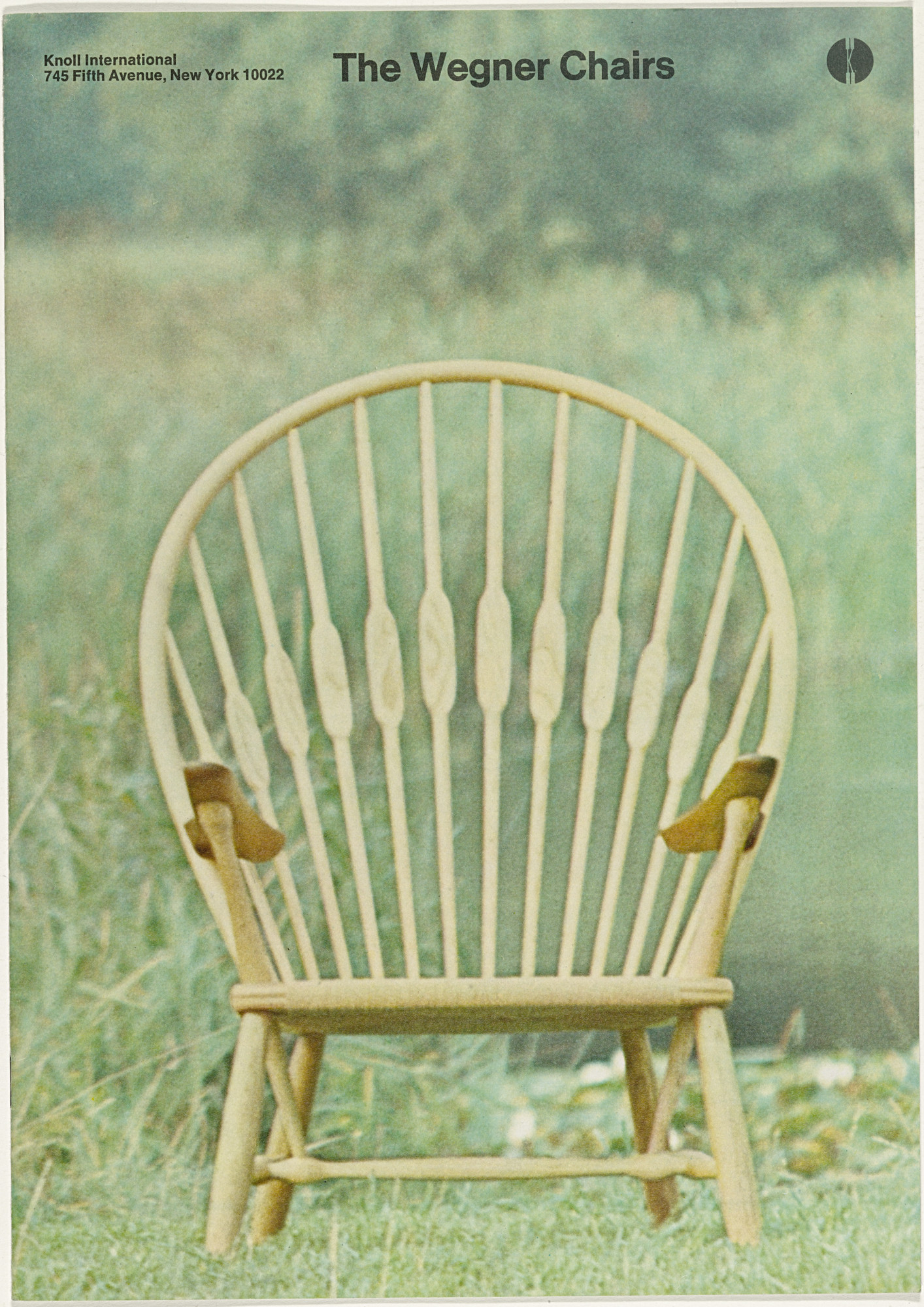 Massimo Vignelli, Lella Vignelli. Knoll International Graphic Program: The Wegner Chairs