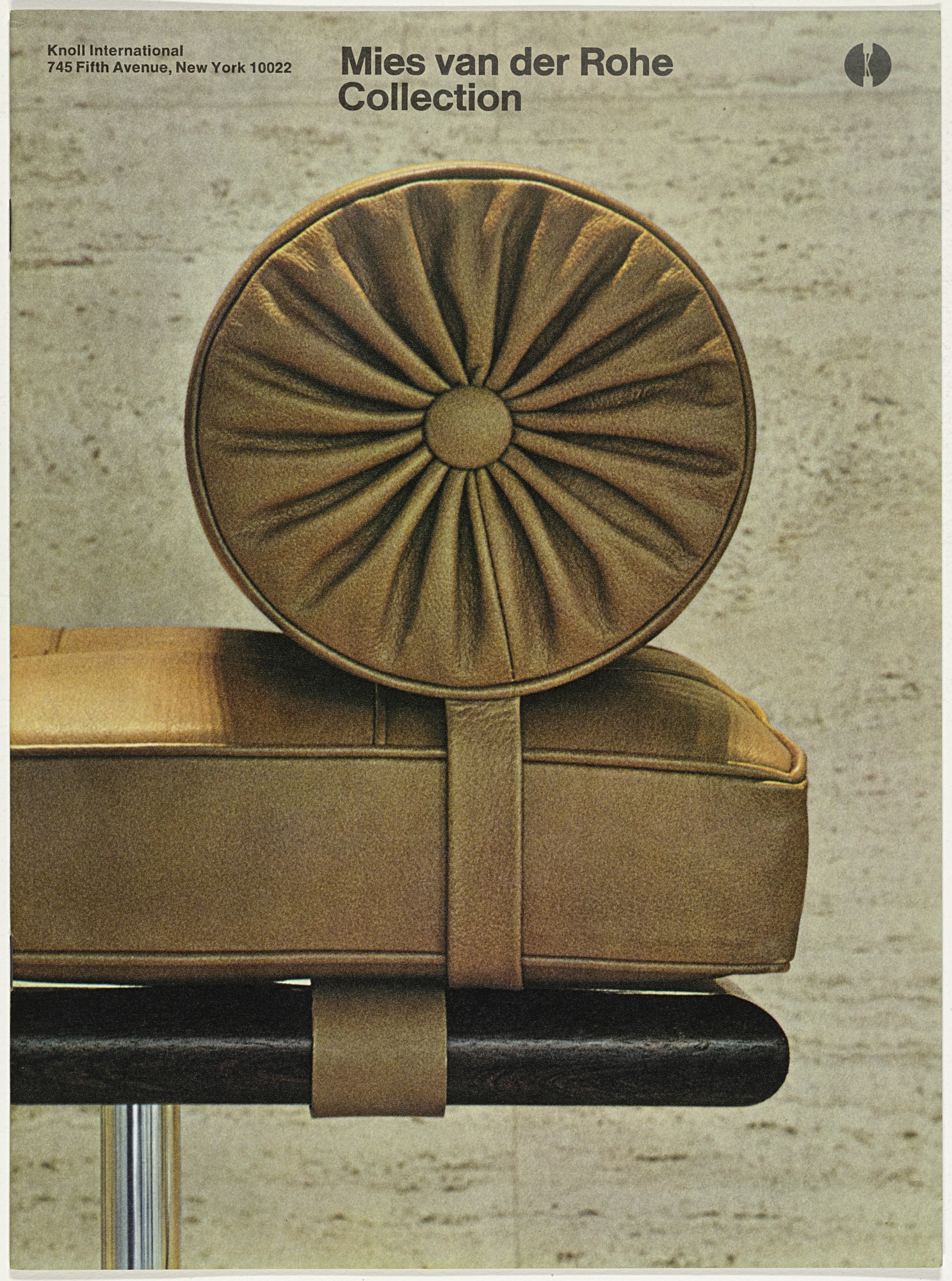 Massimo Vignelli, Lella Vignelli. Knoll International Graphic Program: Mies van der Rohe Collection
