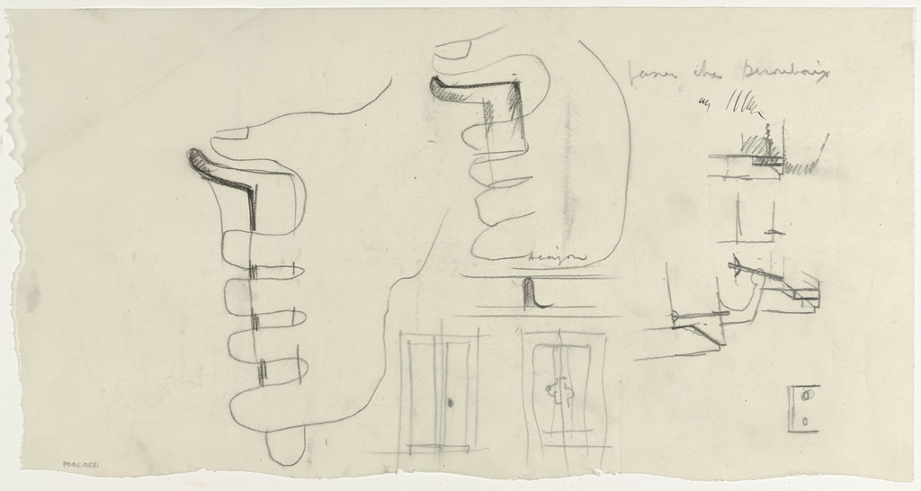 Door handle sketches