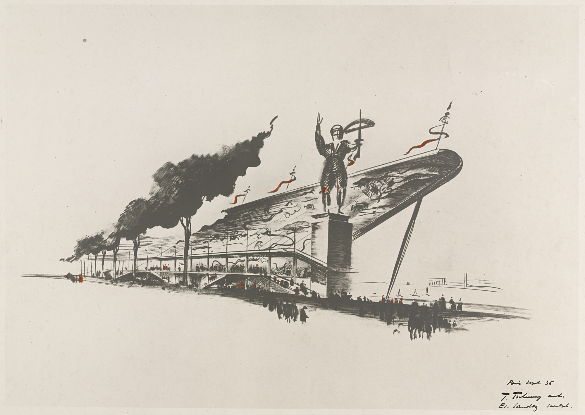 Jean Tschumi, Edouard-Marcel Sandoz. Swiss Pavilion, Paris World's