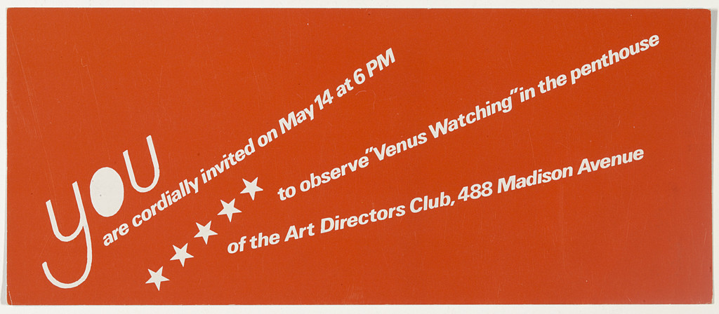 Invitation to Art Directors Club