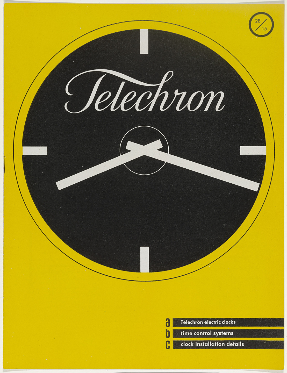 Ladislav Sutnar. Warren Telechron. 1944