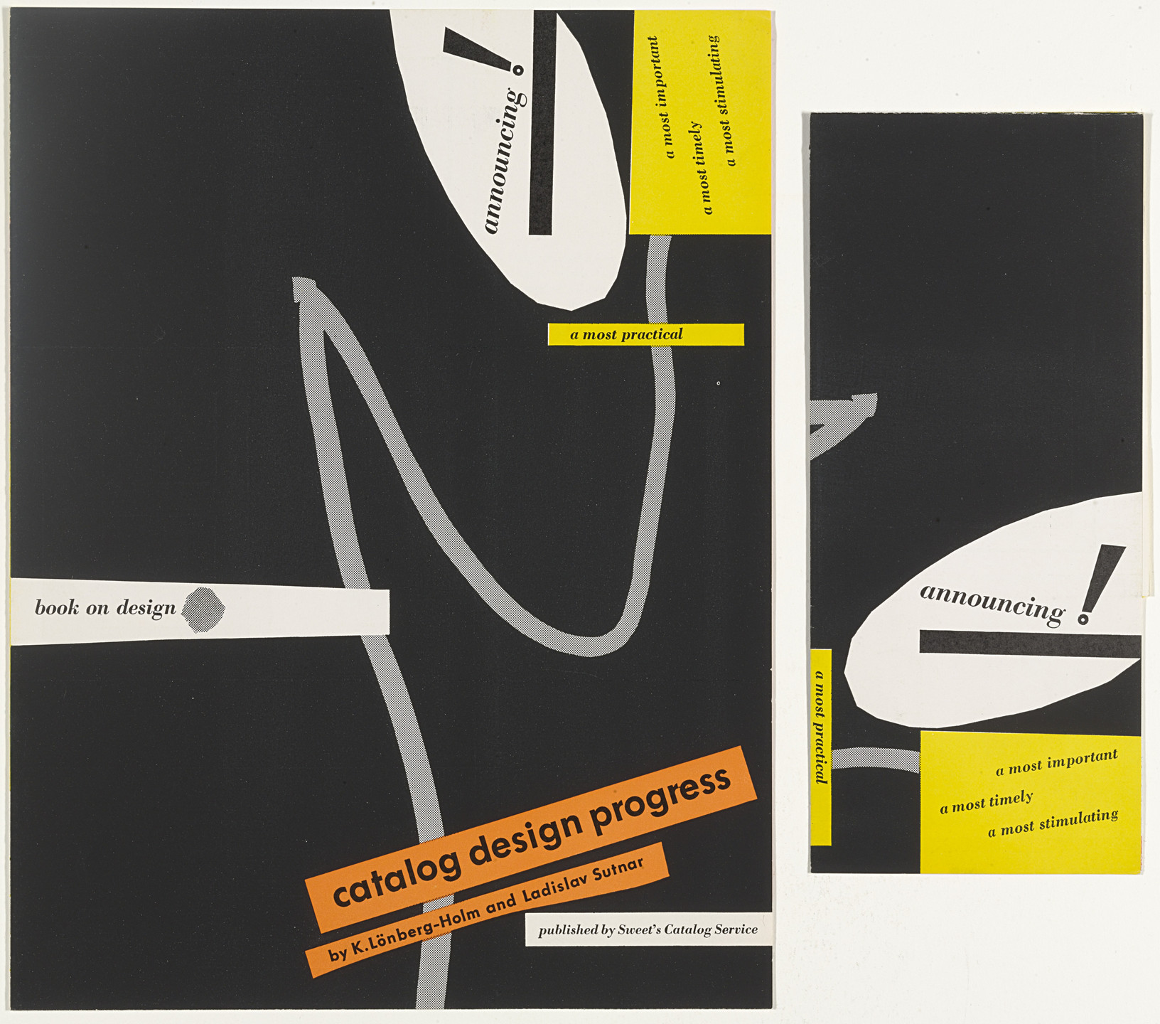 Ladislav Sutnar. Catalog Design Process by K. Lönberg-Holm and Ladislav Sutnar. 1950