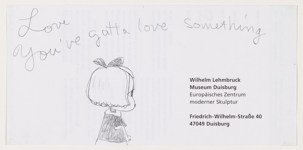Untitled ("Love You've Gotta Love Something") from the series Time of My Life
