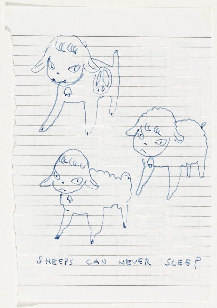 Untitled ("Sheeps can never sleep") from the series Time of My Life