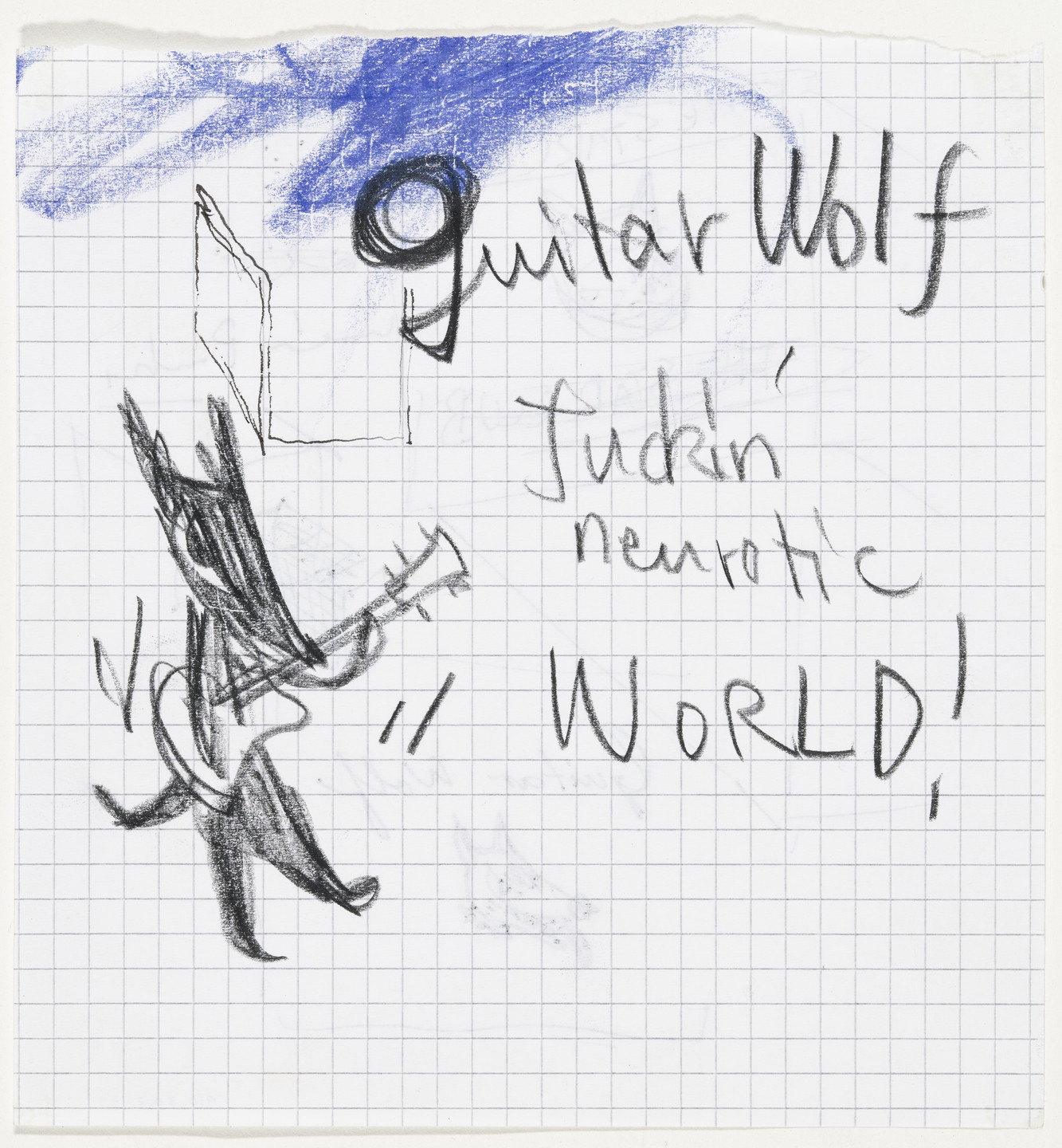 Yoshitomo Nara. Untitled (&#34;Guitar Wolf&#34;) from the series Time of My Life. 1992–2000