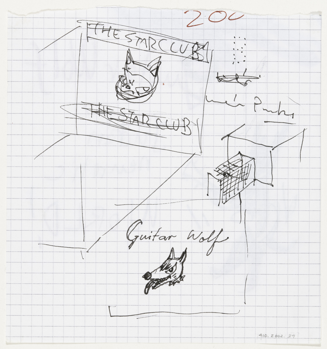 Yoshitomo Nara. Untitled (&#34;Guitar Wolf&#34;) from the series Time of My Life. 1992–2000