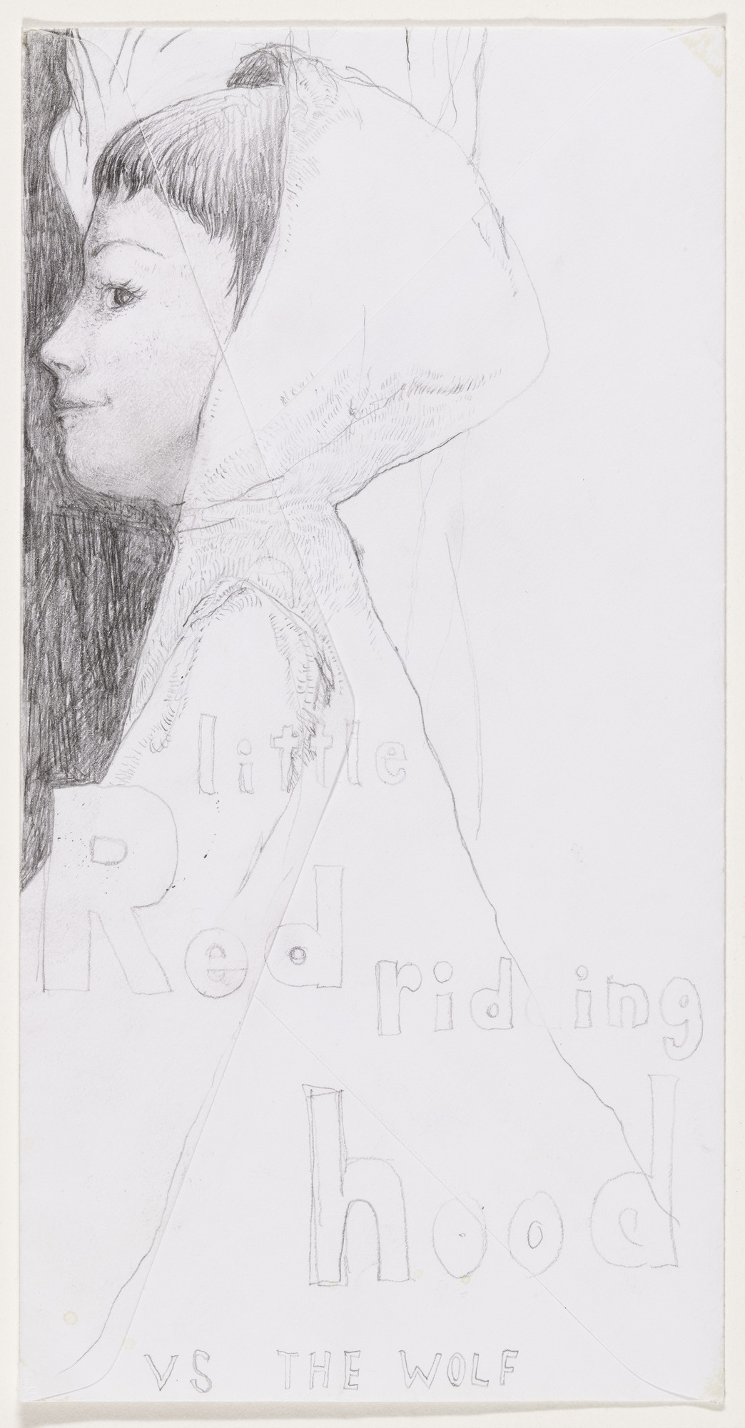Yoshitomo Nara. Untitled (Little Red Riding Hood) from the series Time of My Life