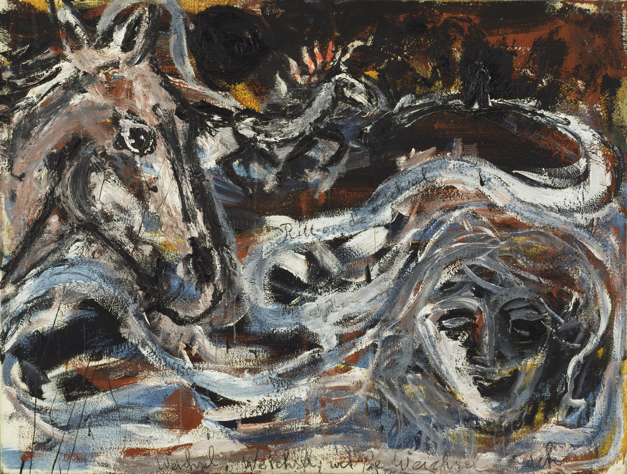 Anselm Kiefer. Ride to the Vistula. 1980 | MoMA