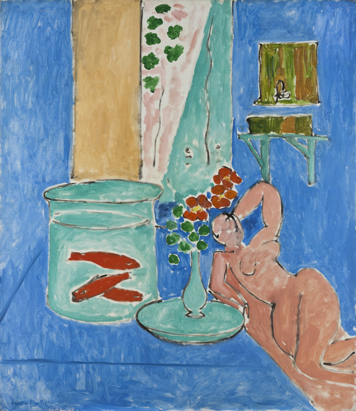 Henri Matisse. Goldfish and Sculpture. Issy-les-Moulineaux, spring
