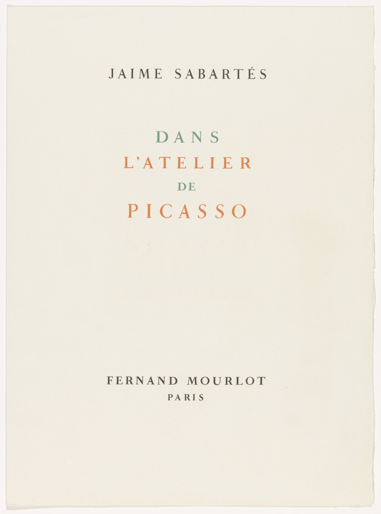 Dans l'Atelier de Picasso