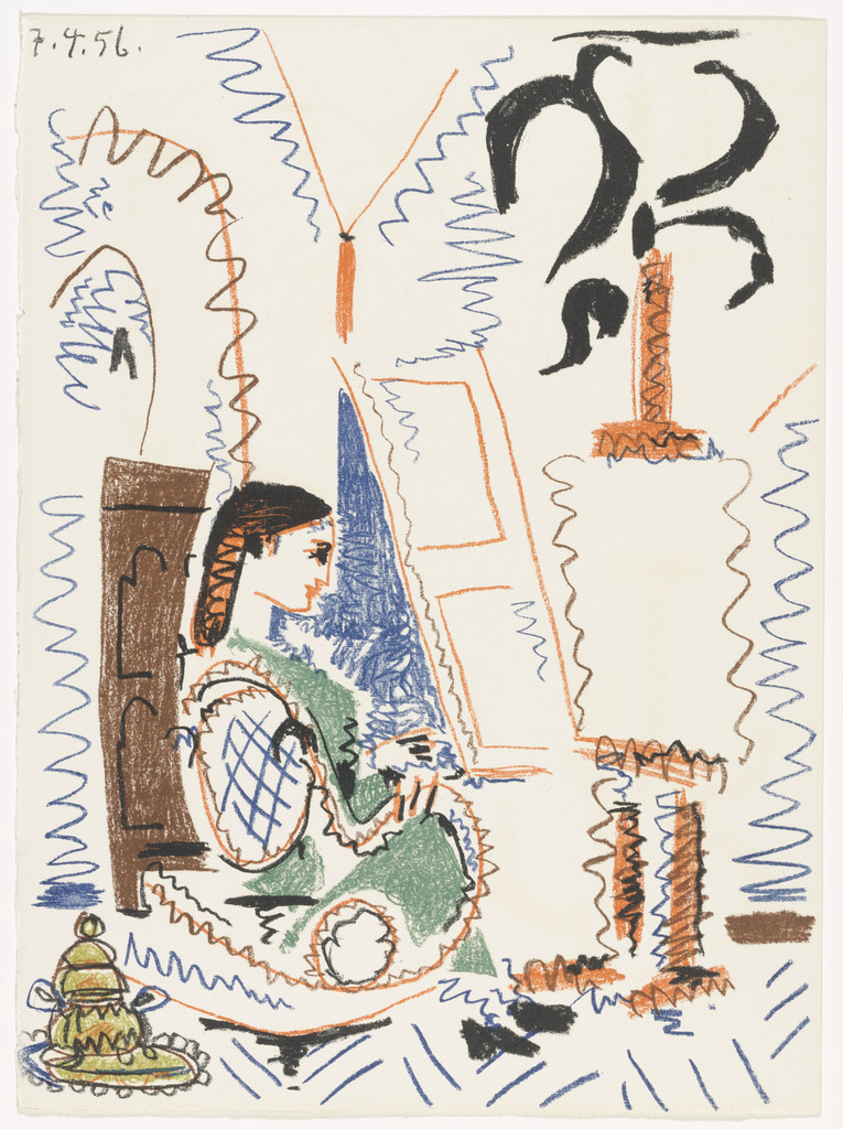 The Cannes Studio (frontispiece) from the illustrated book Dans l'Atelier de Picasso