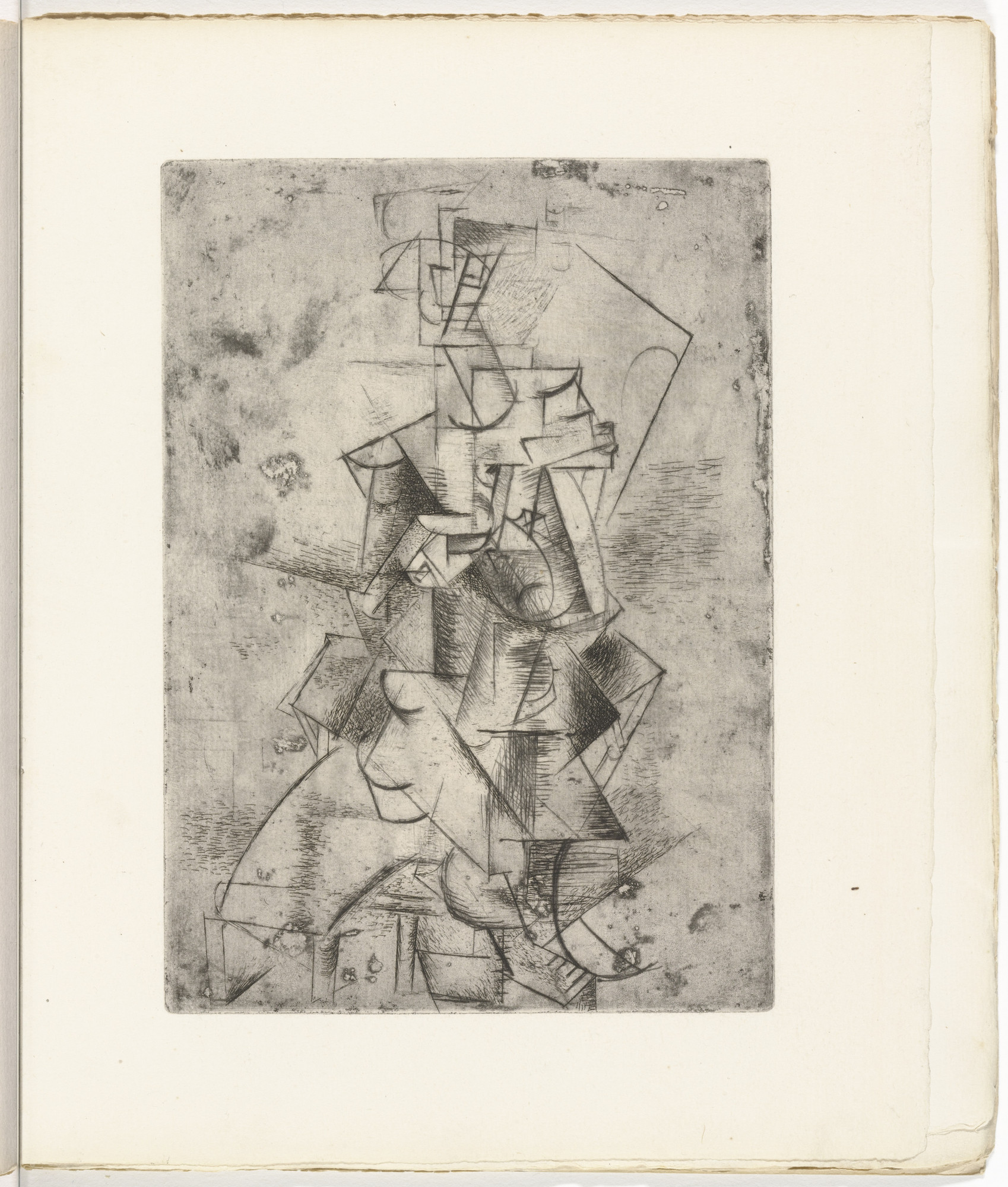 Pablo Picasso. Mademoiselle Léonie Sur Une Chaise Longue (Mademoiselle Léonie in a Lounge Chair) from Saint Matorel