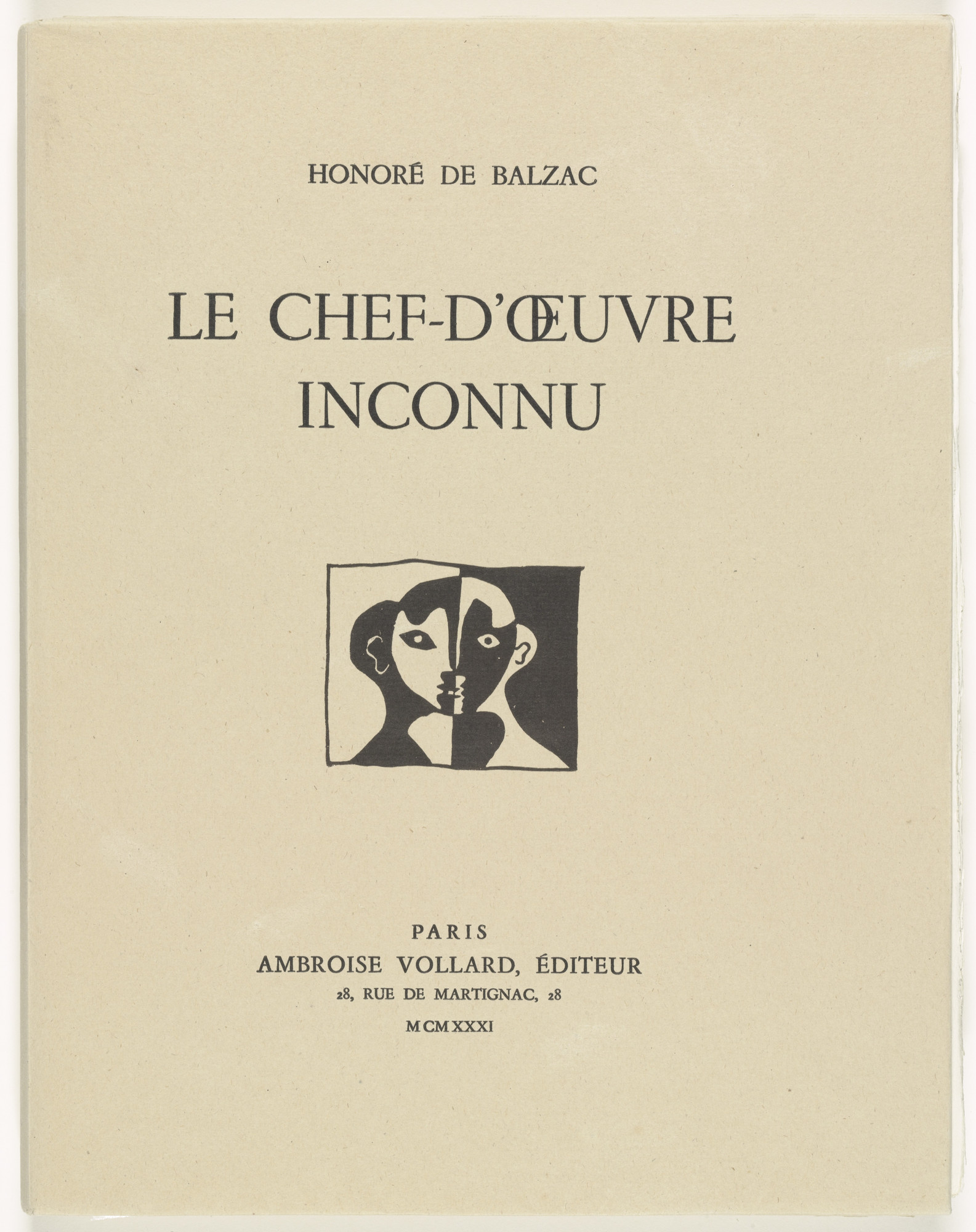 Pablo Picasso Le Chef D œuvre Inconnu 1924 31 Published 1931 Moma