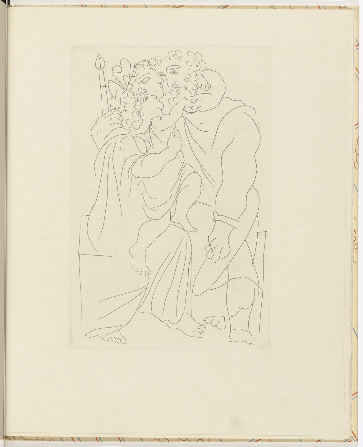 Pablo Picasso. Kinesias and His Family (Cinésias et sa famille