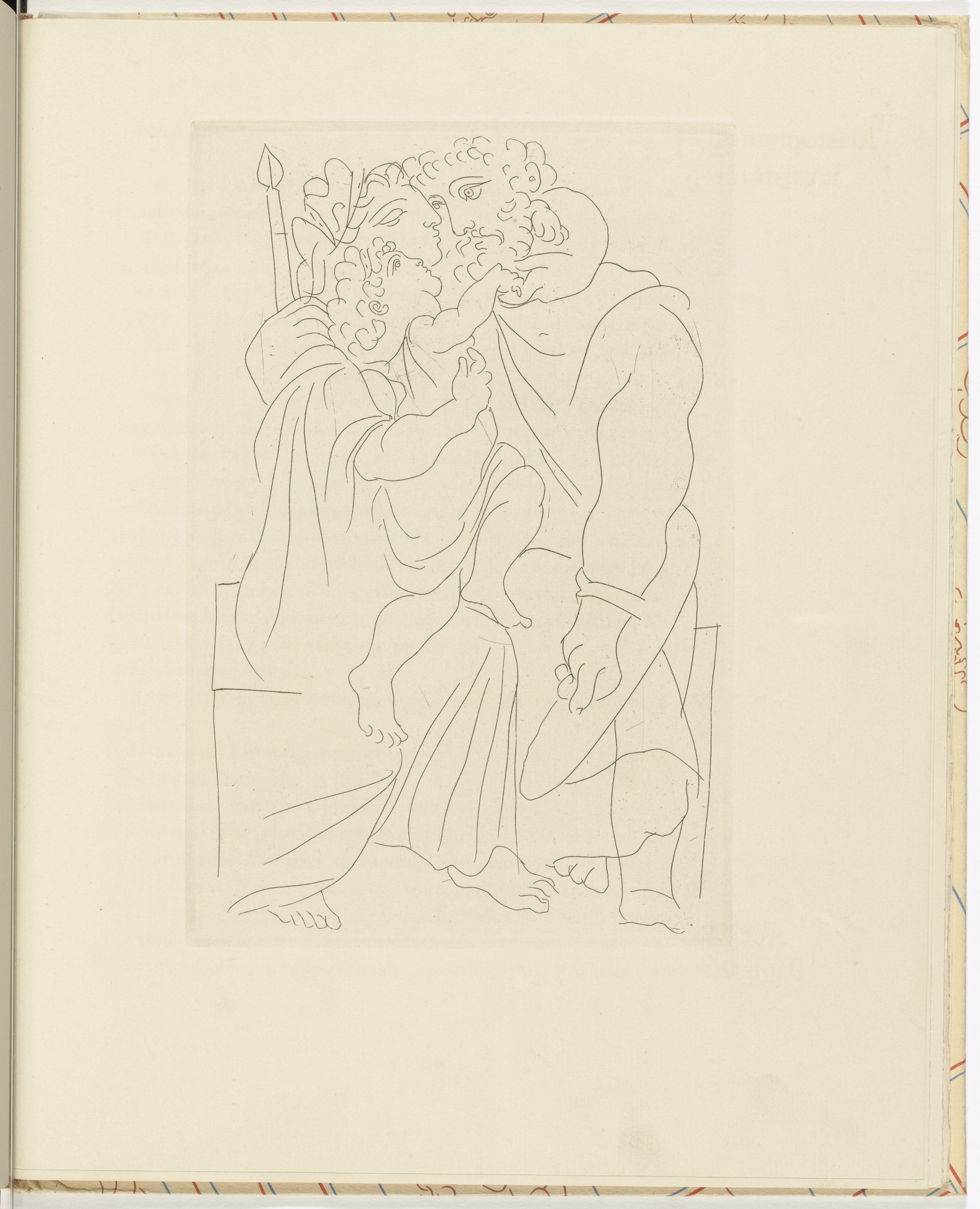 Pablo Picasso. Kinesias and His Family ( Cinésias et sa famille ) from Lysistrata