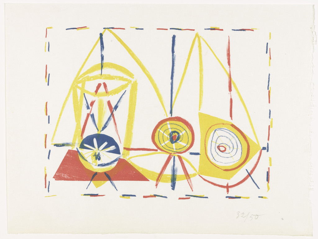 Composition (supplementary suite, plate 1) from Dans l'Atelier de Picasso