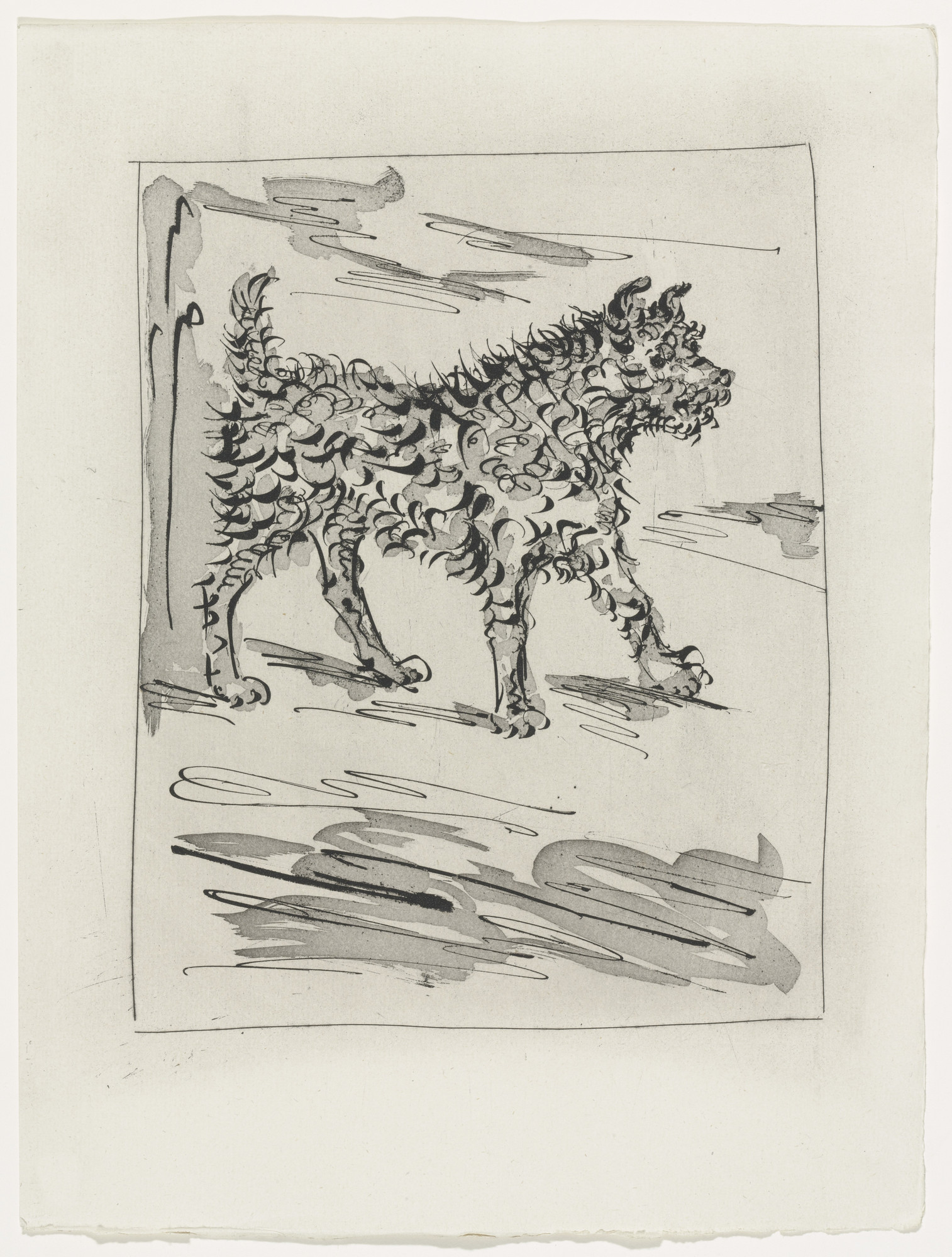 photo Picasso Dog Painting pablo picasso the dog le chien