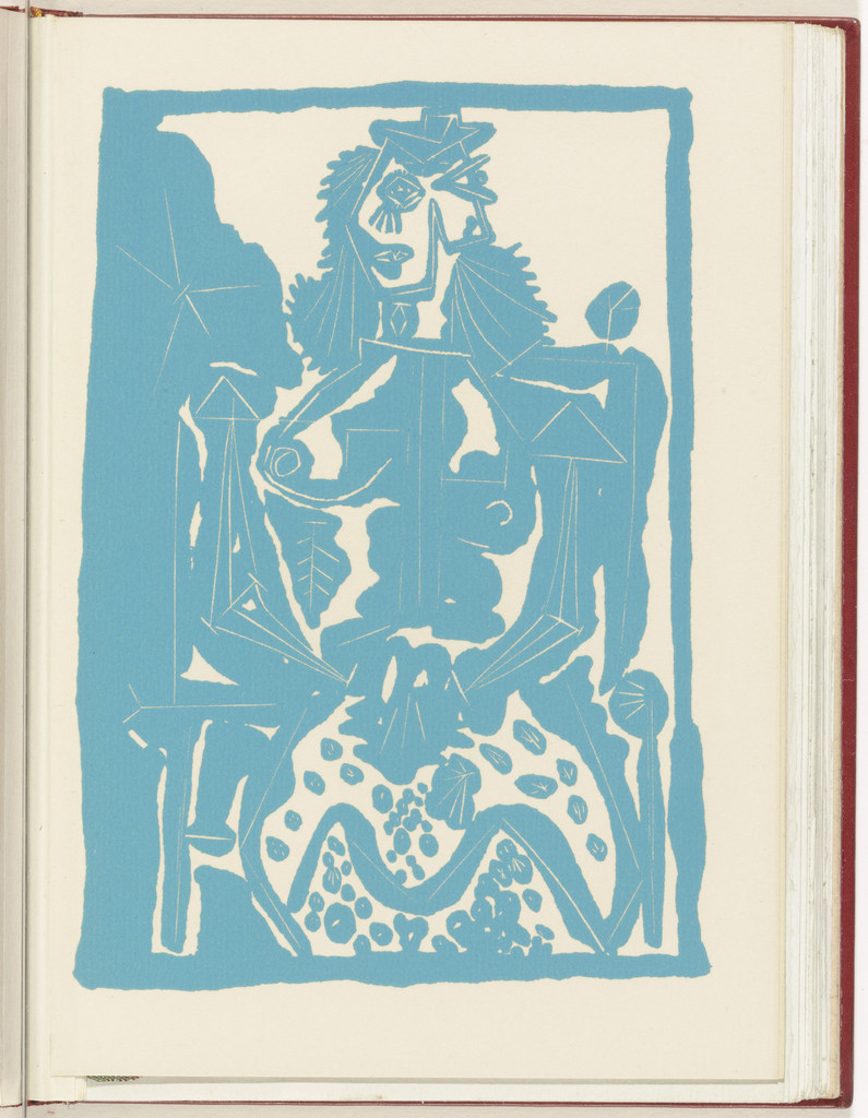 Variant of Woman in an Armchair (20th supplementary plate) from the illustrated book Non Vouloir