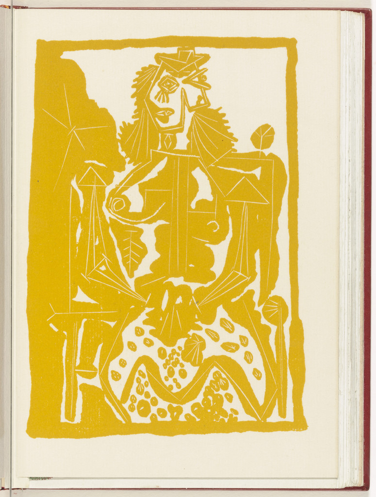 Variant of Woman in an Armchair (21st supplementary plate) from the illustrated book Non Vouloir