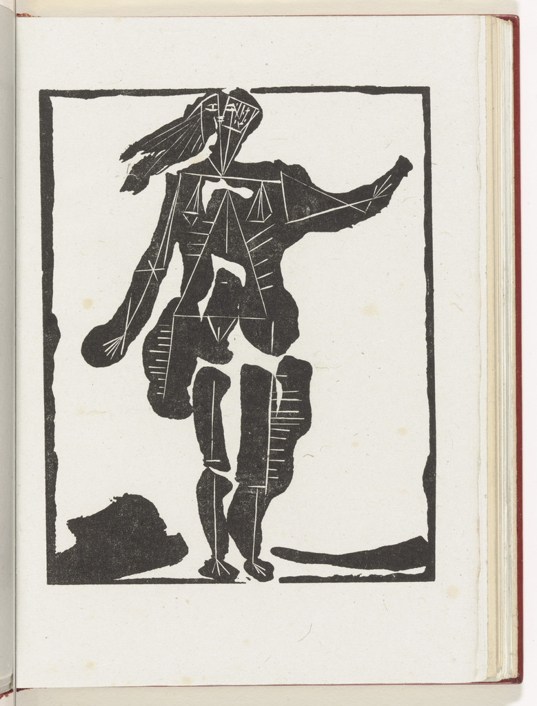 Bather (plate, page 49) from the illustrated book Non Vouloir