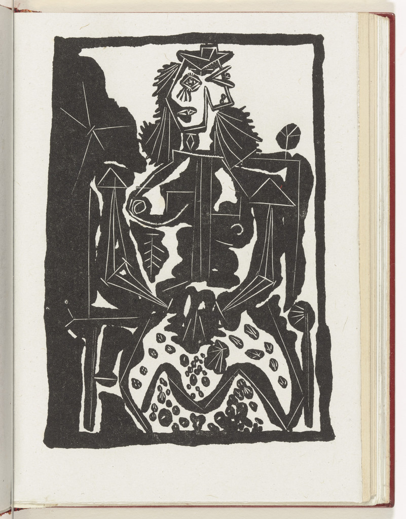 Woman in an Armchair (plate, page 65) from the illustrated book Non Vouloir