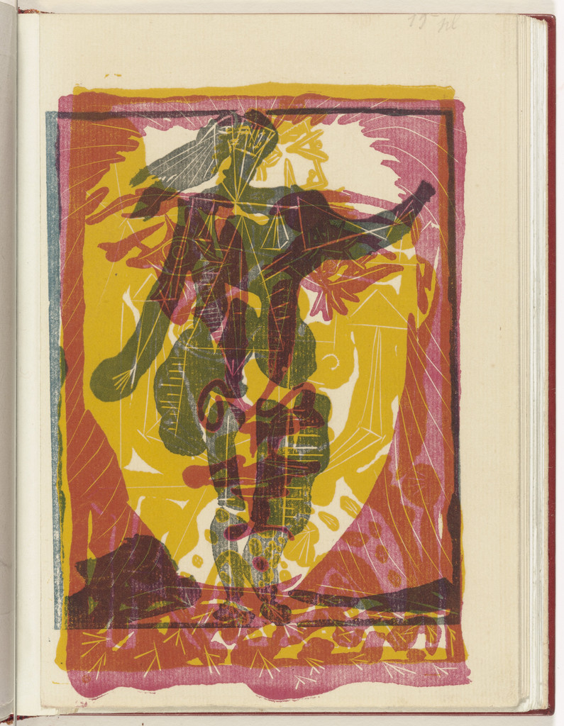 Head, Dancer, Bather, and Woman in an Armchair superimposed (5th supplementary plate) from the illustrated book Non Vouloir