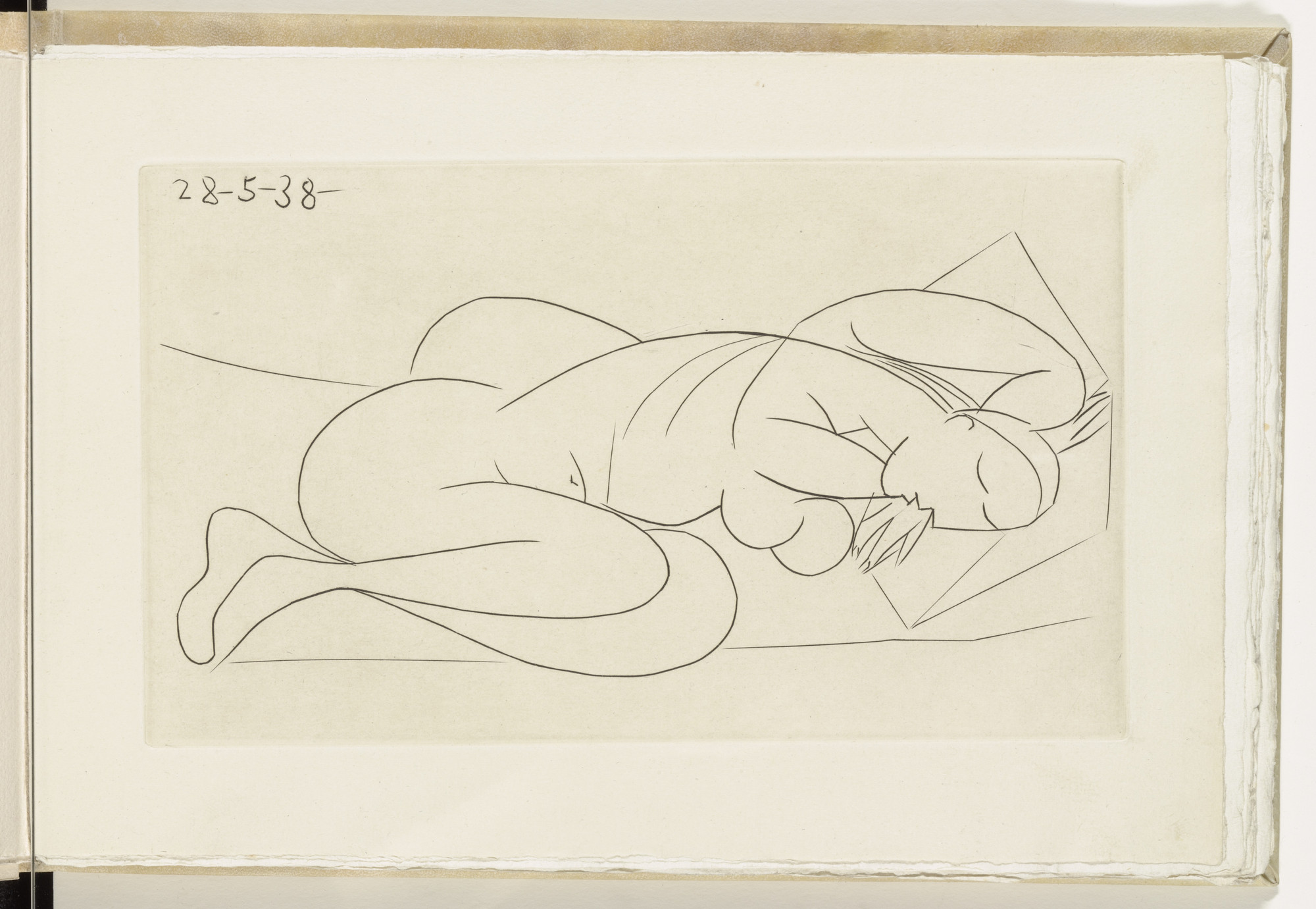 Pablo Picasso. Sleeper (Dormeuse) from Afat