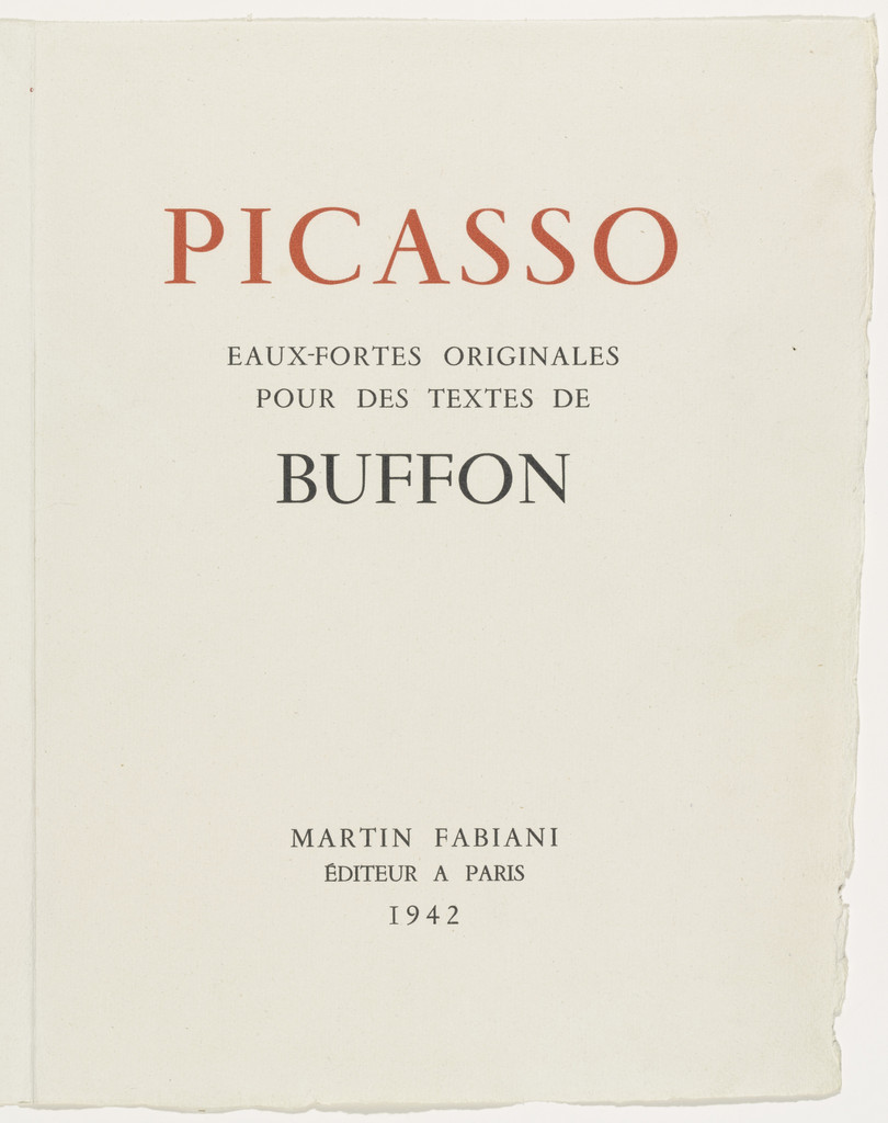 Eaux-fortes originale pour des textes de Buffon (Histoire naturelle)