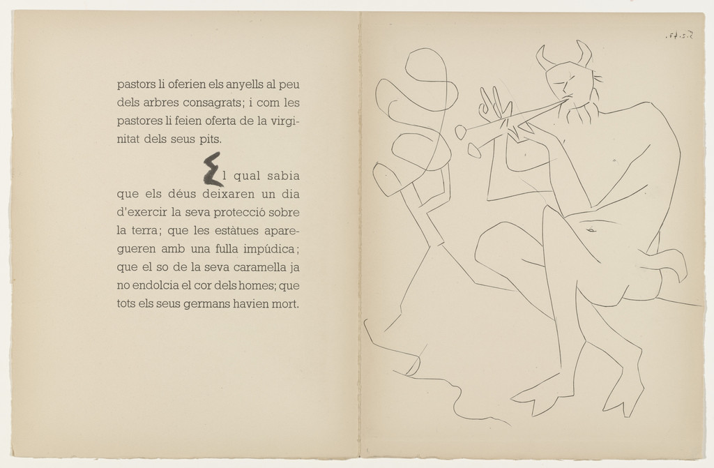 Faun Flutist from Dos Contes