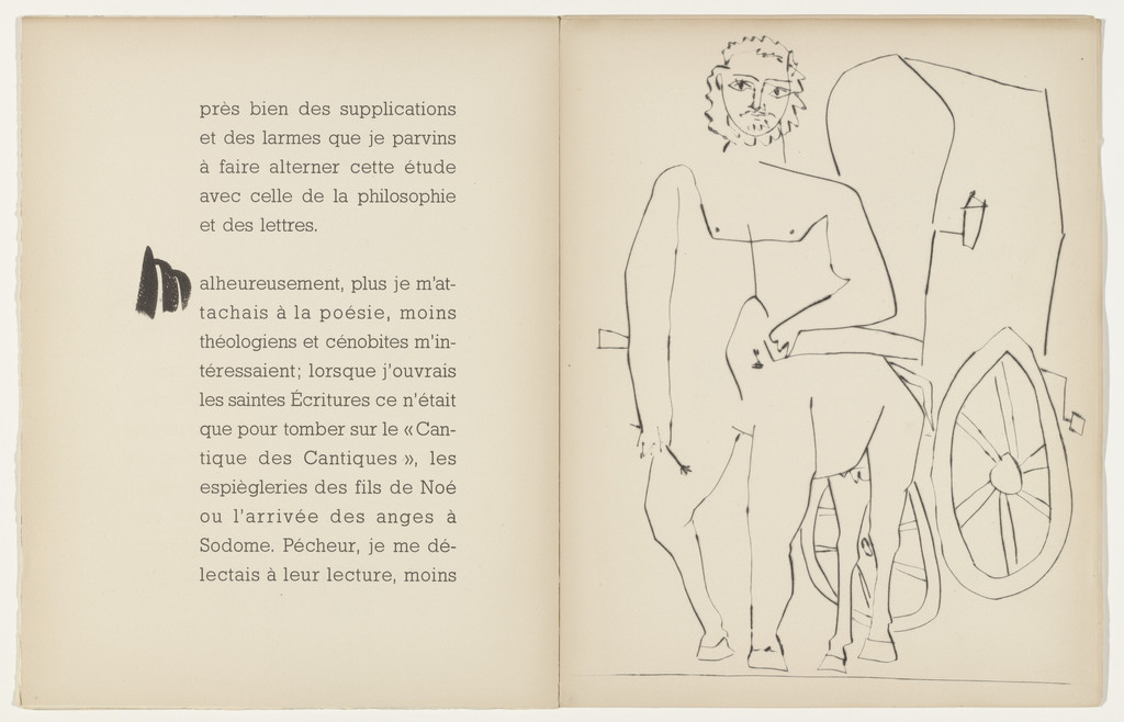 The Centaur and His Cart from Deux Contes