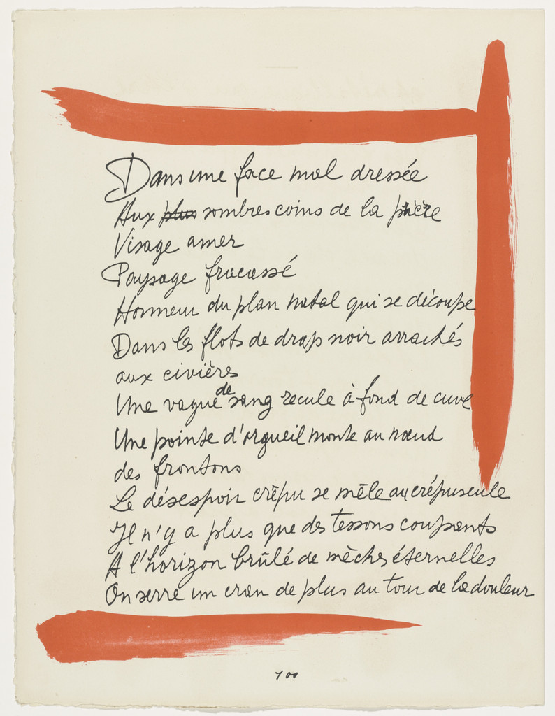 In-text plate (page 100) from Le Chant des morts