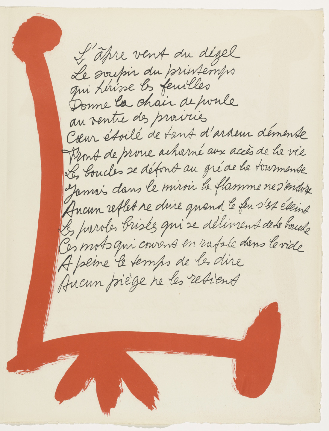 Pablo Picasso. In-text plate (page 103) from Le Chant des morts. 1945–48, published 1948