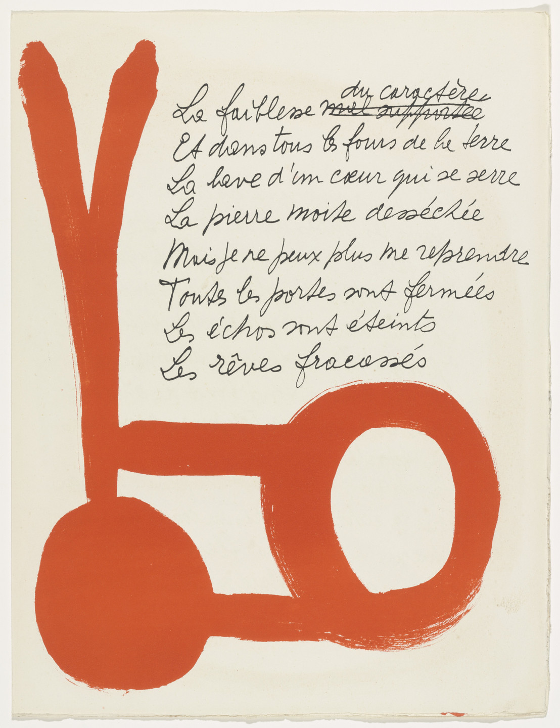 Pablo Picasso. In-text plate (page 105) from Le Chant des morts. 1945–48, published 1948