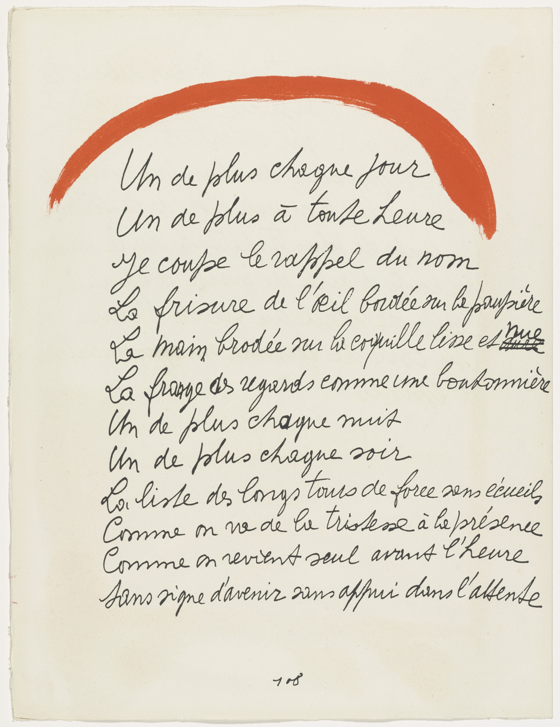 Pablo Picasso. In-text plate (page 108) from Le Chant des morts. 1945–48, published 1948
