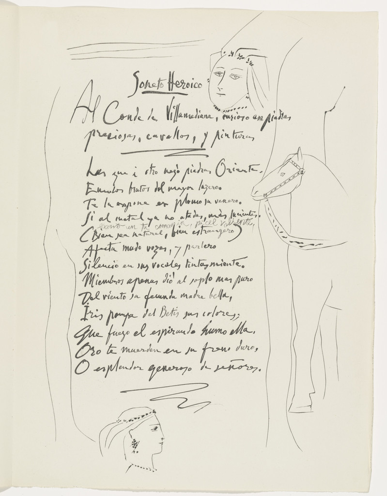 Au comte de Villamediana, grand amateur de pierres précieuses, de chevaux et de tableaux from Vingt poëmes