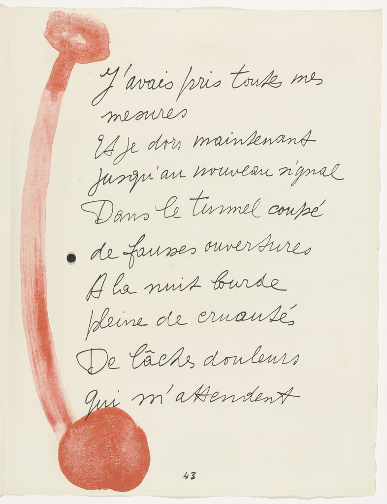 In-text plate (page 43) from Le Chant des morts