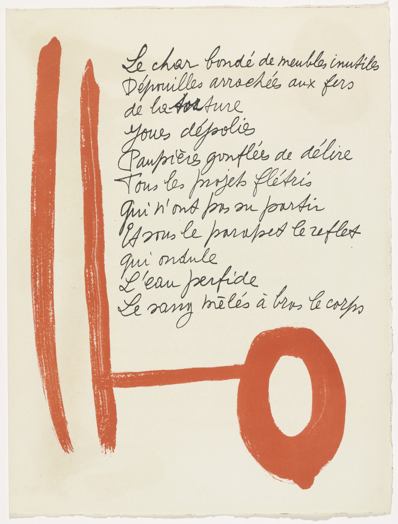 In-text plate (page 77) from Le Chant des morts