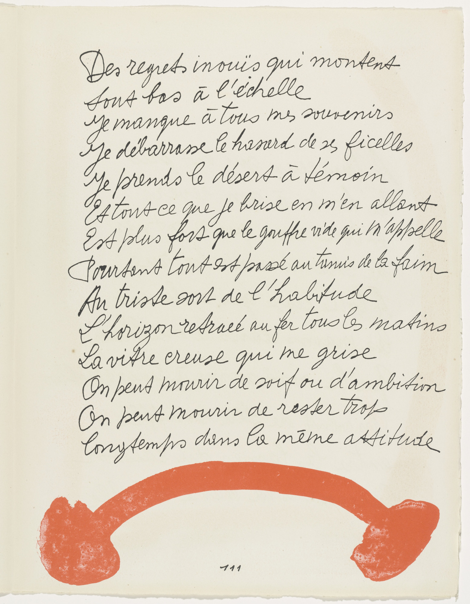 Pablo Picasso. In-text plate (page 111) from Le Chant des morts
